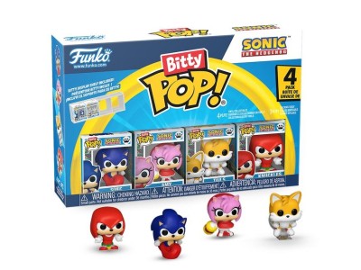 SONIC - Bitty Pop 4 Pack 2.5cm - Sonic