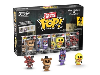FIVE NIGHTS AT FREDDY'S - Bitty Pop 4 Pack 2.5cm - Withered