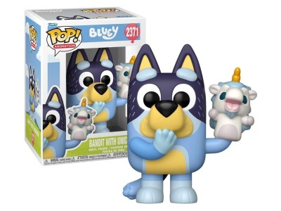 BLUEY - POP Animation N° 2371 - Bandit avec Licorne