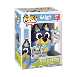 BLUEY - POP Animation N° 2371 - Bandit avec Licorne 2