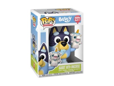 BLUEY - POP Animation N° 2371 - Bandit avec Licorne