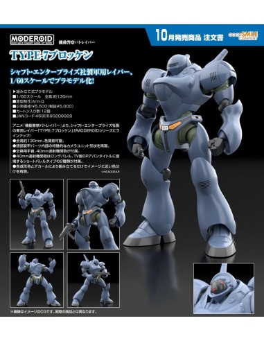 MOBILE POLICE PATLABOR- Moderoid Type7 Brocken...