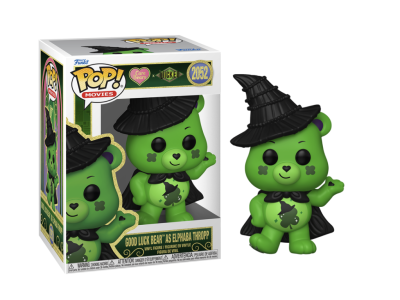 WICKED CARE BEARS - POP N°2052 - Good Luck Bear as Elphaba Thropp