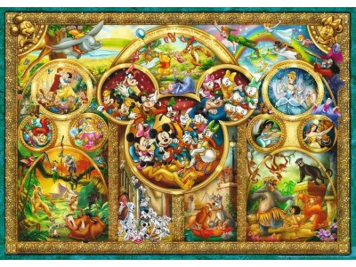 DISNEY - Famille Disney - Puzzle 1000P