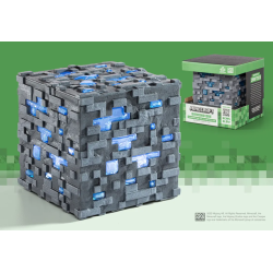 MINECRAFT - Minerai de Diamant Lumineux - Réplique...