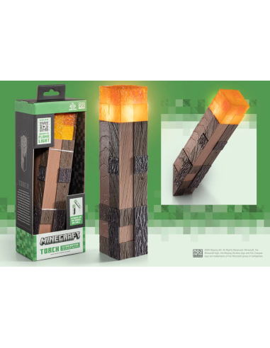 MINECRAFT - Torche Lumineuse - Réplique...