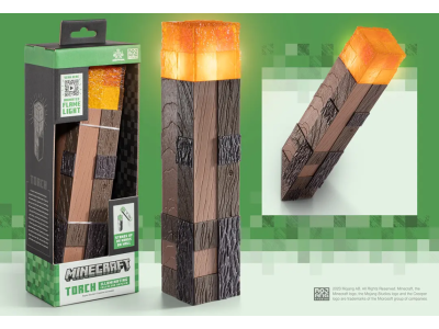 MINECRAFT - Torche Lumineuse - Réplique Collector 25cm