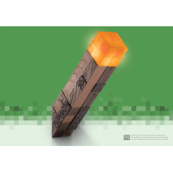 MINECRAFT - Torche Lumineuse - Réplique Collector 25cm 2