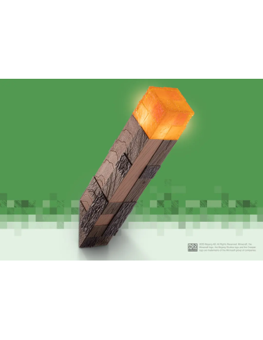MINECRAFT - Torche Lumineuse - Réplique...