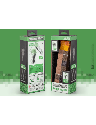 MINECRAFT - Torche Lumineuse - Réplique...