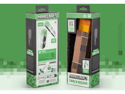 MINECRAFT - Torche Lumineuse - Réplique Collector 25cm