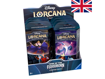 LORCANA REPRINT - Trading Cards Boite de 8 Starters Chapitre 2 - UK