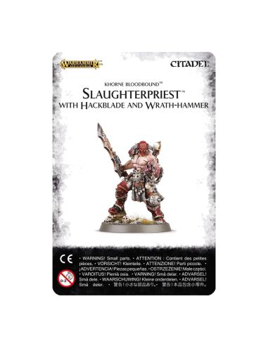 SLAUGHTERPRIEST WITH HACKBLADE AND WRATH-HAMMER