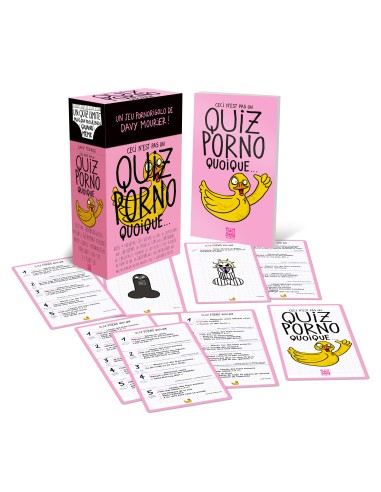 CECI N EST PAS UN QUIZ PORNO, QUOIQUE…