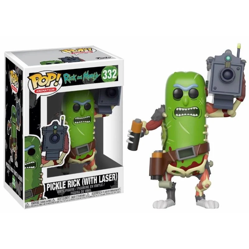 RICK & MORTY - POP NÂ° 332 - Pickle Rick with Laser