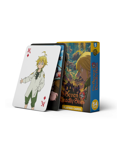 JEU DE CARTES MANGA - Seven Deadly Sins x4