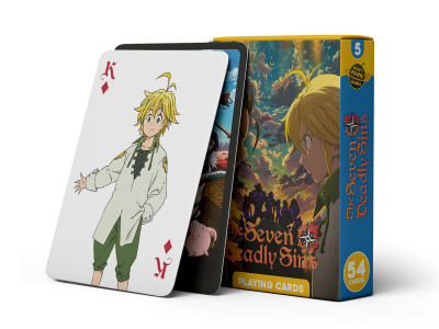JEU DE CARTES MANGA - Seven Deadly Sins x4