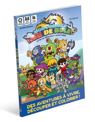 MON PREMIER JEU DE ROLE Une aventure à colorier - Livre de règles