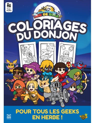 MON PREMIER JEU DE ROLE Une aventure à colorier - Coloriages