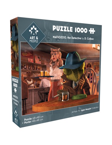 ART&MEEPLE - Puzzle 1000 pièces 68x48cm Mafiozoo