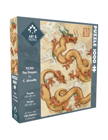 ART&MEEPLE - Puzzle 1000 pièces 68x48cm Tichu