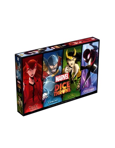 DICE THRONE MARVEL - Thor, Loki, Spiderman, Scarlet Witch