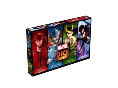 DICE THRONE MARVEL - Thor, Loki, Spiderman, Scarlet Witch