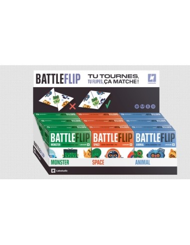 BATTLE FLIP - Display 9 pièces