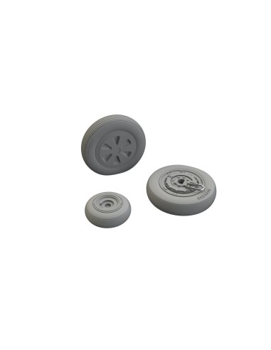 MiG-21R wheels for Eduard