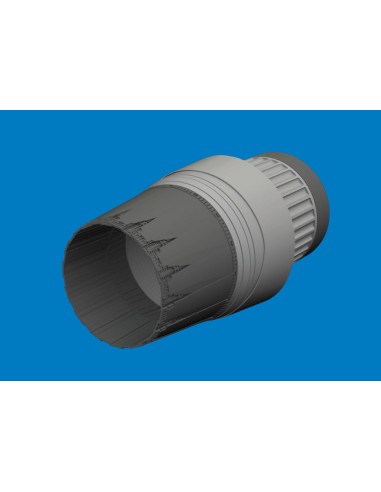 F-16I SUFA exhaust nozzle PRINT 1/48 for Great Wall Hobby