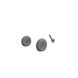 Spitfire Mk.IX wheels for Airfix