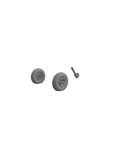 Spitfire Mk.IX wheels for Airfix