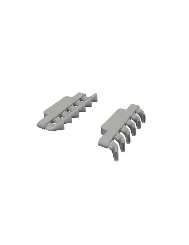 Spitfire Mk.IX exhaust stacks fishtail PRINT for Airfix