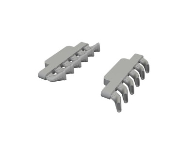 Spitfire Mk.IX exhaust stacks fishtail PRINT for Airfix