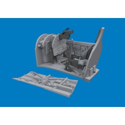 P-40K cockpit PRINT for Eduard