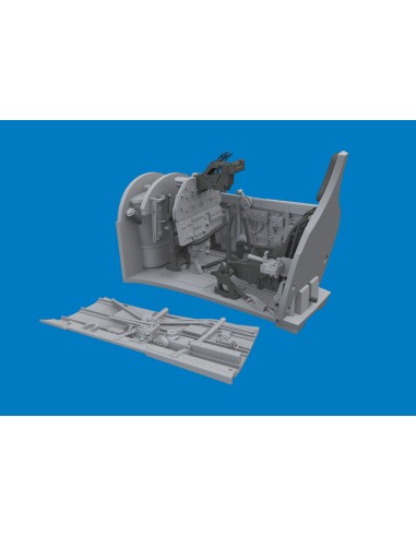 P-40K cockpit PRINT for Eduard
