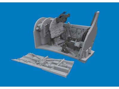 P-40K cockpit PRINT for Eduard