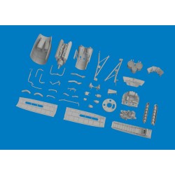 P-40K engine PRINT for Eduard