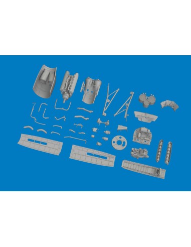 P-40K engine PRINT for Eduard