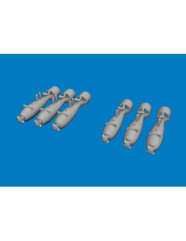 P-40 40lb frag bombs PRINT for Eduard