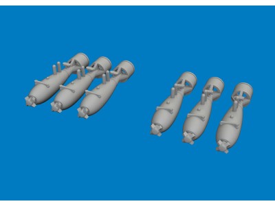 P-40 40lb frag bombs PRINT for Eduard