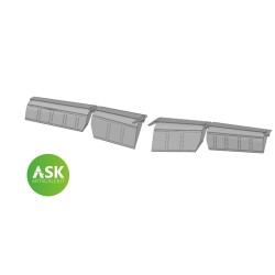 Me 262 flaps detail set - 3D print for Arma Hobby