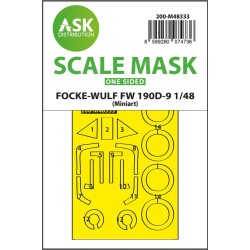 Fw 190D one-sided express fit mask for Miniart