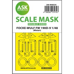 Fw 190D double-sided express fit mask for Miniart
