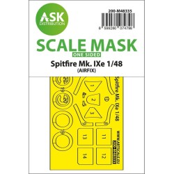 Spitfire Mk.IXe one-sided express fit mask for Airfix