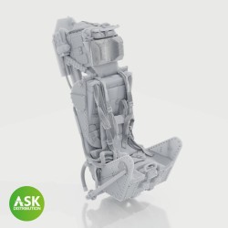 M.B. Mk.2E ejection seat with seat belts for Airfix
