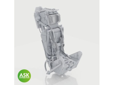 M.B. Mk.2E ejection seat with seat belts for Airfix