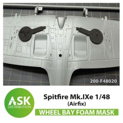 Spitfire Mk.IXe  FOAM flexibel wheel bay mask for Airfix