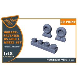 Morane-Saulnier Wheels set for Dora Wings