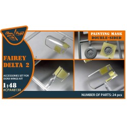 Fairey Delta 2 double-sided painting mask for Dora Wings